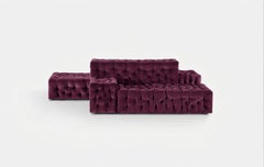 Italian La Michetta Modular Sofa by Gaetano Pesce for Meritalia - Velvet Blush