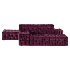 Italian La Michetta Modular Sofa by Gaetano Pesce for Meritalia - Velvet Blush