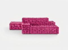 Italian La Michetta Modular Sofa by Gaetano Pesce for Meritalia - Velvet Pink