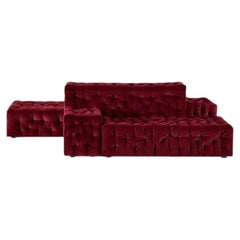 Italian La Michetta Modular Sofa by Gaetano Pesce for Meritalia - Velvet Red