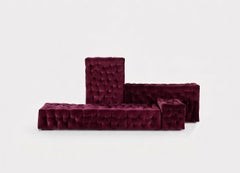 Luxury La Michetta Modular Sofa by Gaetano Pesce for Meritalia - Velvet Blush