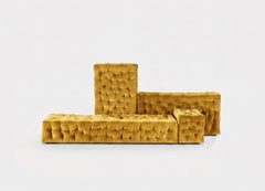 Luxury La Michetta Modular Sofa by Gaetano Pesce for Meritalia - Velvet Yellow