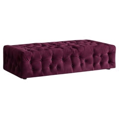 Capitonnè Ottoman La Michetta Pouf by Gaetano Pesce for Meritalia - Velvet Blush