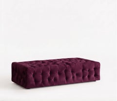 Capitonnè Ottoman La Michetta Pouf by Gaetano Pesce for Meritalia - Velvet Blush
