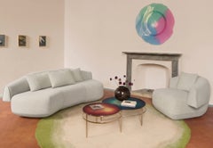 Sofá escultural posmoderno «Hug» de 3 plazas, diseñado por Cristian Mohaded para Meritalia