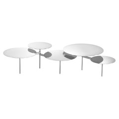 Carlo Contin for Meritalia Snake5 Articulated Mirror-Polished Steel Coffee Table