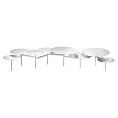 Carlo Contin for Meritalia Snake8 Articulated Mirror-Polished Steel Coffee Table