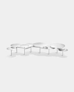 Carlo Contin for Meritalia Snake8 Articulated Mirror-Polished Steel Coffee Table