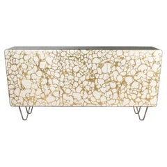 Cantori Icaro Liquid Gold and Patinated Bronze Sideboard and Buffet - 3 doors