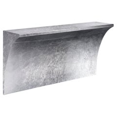 Cantori Tropea 120 cm / 47.2 in Silver Leaf Wall Console Table