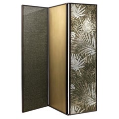 Cantori Vico Modern Sculptural 3-Panel Folding Screen Room Divider