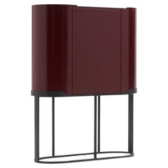 Cantori Oasi Modern Vinaccia Lacquered Tall Cabinet and Highboard