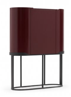 Cantori Oasi Modern Vinaccia Lacquered Tall Cabinet and Highboard