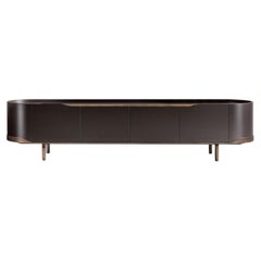Meuble multimédia moderne à quatre portes « Cantori Oasi » et meuble TV de luxe / buffet