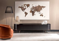 Meuble multimédia moderne à quatre portes « Cantori Oasi » et meuble TV de luxe / buffet