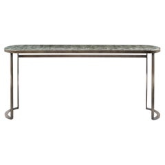 Cantori Venezia Nesting Entryway Console table in Bronze and Green - Low model