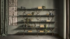 Cantori Italy "Albero" Tree-Shaped Designer Bookshelf Shelving Unit Green 300 cm