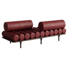 Tacchini Five to Nine Daybed and Sofa Vis-à-vis by Studiopepe - Red Leather