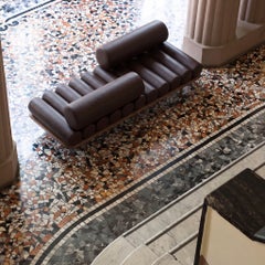 Tacchini Five to Nine Daybed and Sofa Vis-à-vis by Studiopepe - Brown Leather
