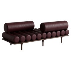 Tacchini Five to Nine Daybed and Sofa Vis-à-vis by Studiopepe - Brown Leather