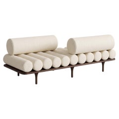 Tacchini Italia Five to Nine Daybed with Vis-à-vis Backrests Studiopepe Eboni 1