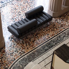 Tacchini Five to Nine Daybed with Vis-à-vis Backrests Studiopepe Black - Leather