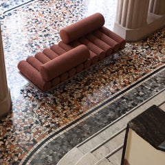 Tacchini "Five to Nine" Daybed and Sofa with Vis-à-vis by Studiopepe Red - Brown