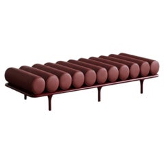 Tacchini "Five to Nine" Daybed - Bench by Studiopepe Leather Red - Red Base