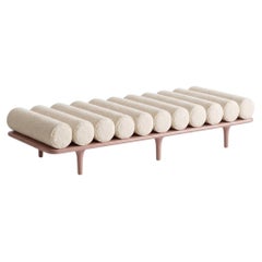 Tacchini "Five to Nine" Daybed - Bench by Studiopepe Loren fabric - Pink Base