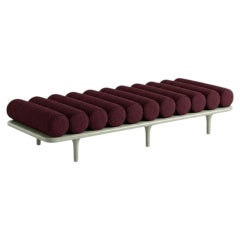 Divano letto Tacchini "Five to Nine" - Panca di Studiopepe, colore rosso - base verde