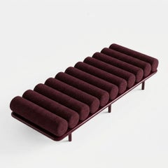 Tacchini "Five to Nine" Daybed - Bench by Studiopepe Take Red - Red Base