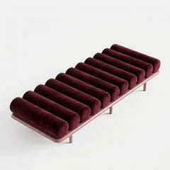 Tacchini "Five to Nine" Daybed - Bench by Studiopepe Take Red - Pink Base
