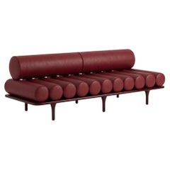 Diván «Five to Nine» de Tacchini - Banco - Sofá de Studiopepe en piel roja - Rojo