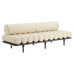 Lit de jour, banc et canapé « Tacchini Five to Nine » de Studiopepe, tissu Loren - Noir