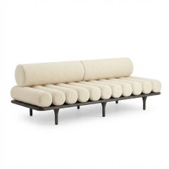 Lit de jour, banc et canapé « Tacchini Five to Nine » de Studiopepe, tissu Loren - Noir