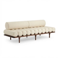 Tacchini Five to Nine Daybed - Bench - Sofa by Studiopepe Loren Fabric - Brown