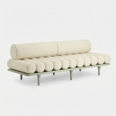 Tacchini Five to Nine Daybed - Bench - Sofa by Studiopepe Loren Fabric - Green