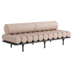 Tacchini Five to Nine Daybed - Bench - Sofa by Studiopepe Zurah Fabric - Black