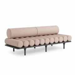 Tacchini Five to Nine Daybed - Bench - Sofa by Studiopepe Zurah Fabric - Black