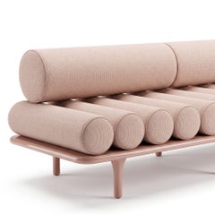 Tacchini Five to Nine Daybed - Bench - Sofa by Studiopepe Zurah Fabric - Pink