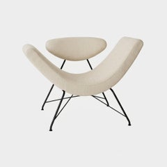 „Reversível“ – Verwandelbarer Lounge-Sessel — Martin Eisler für Tacchini – Weiß