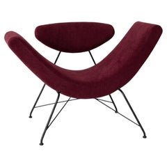 Poltrona lounge trasformabile "Reversível" — Martin Eisler per Tacchini - Rossa
