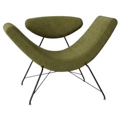 "Reversível" Transformable Lounge Armchair — Martin Eisler for Tacchini - Green