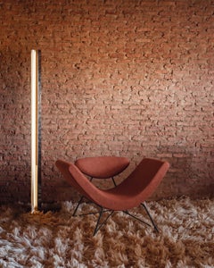 "Reversível" Transformable Lounge Armchair — Martin Eisler for Tacchini - Brick