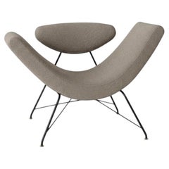 "Reversível" Transformable Lounge Armchair — Martin Eisler for Tacchini - Grey