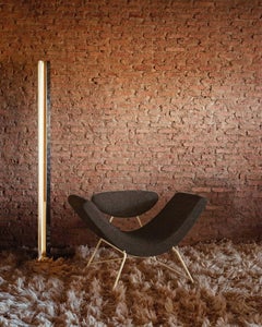 "Reversível" Transformable Lounge Armchair — Martin Eisler for Tacchini - Brown