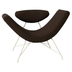 "Reversível" Transformable Lounge Armchair — Martin Eisler for Tacchini - Brown