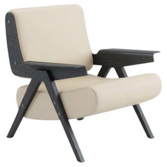 Lina Armchair — Gianfranco Frattini for Tacchini - Luxury leather Armchair Grey