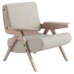 Lina Armchair — Gianfranco Frattini for Tacchini - Luxury leather Armchair Pink