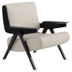 Lina Armchair — Gianfranco Frattini for Tacchini - Luxury leather Armchair Black